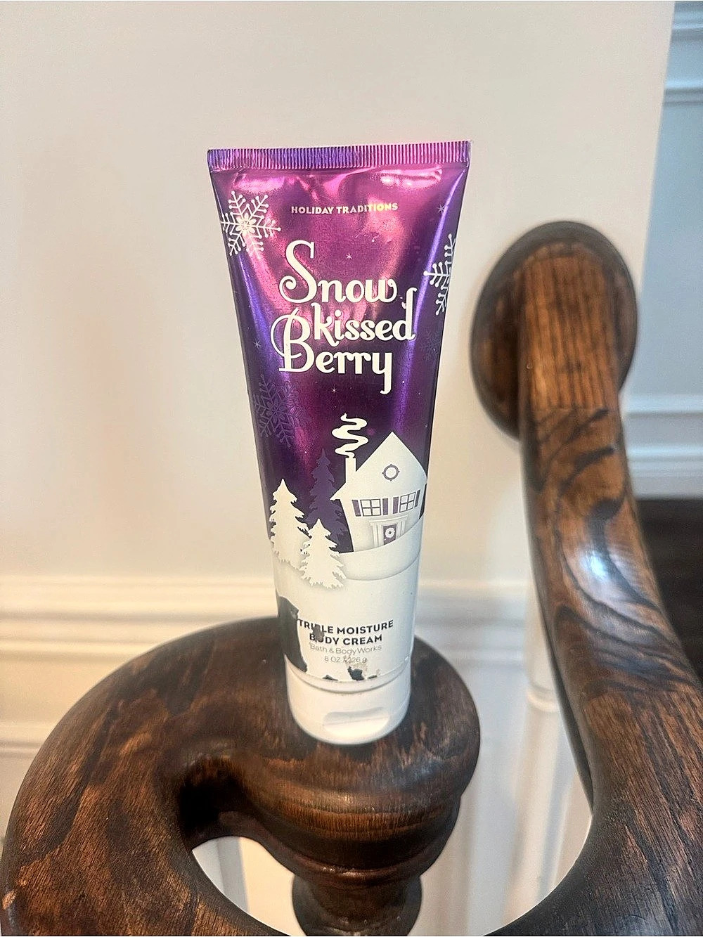 Bath & Body Works Snowkissed Berry Triple Moisture Body Cream Body Cream Purple